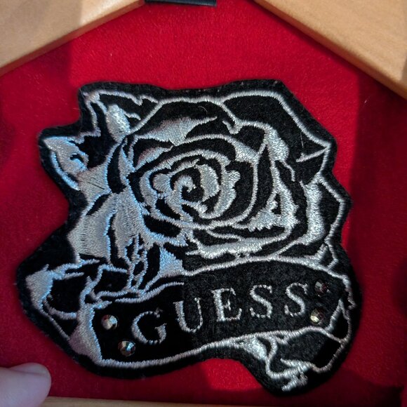 GUESS red wool coat size S Y2K - Picture 7 of 10